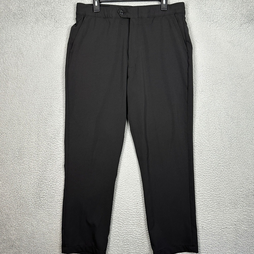 Smitty Pants Mens 37 Black Official Referee Umpire Sports Performance Stretch